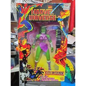 ToyBiz Marvel Universe She-Hulk 10" 1997 Vintage Adjustable Action Figure New